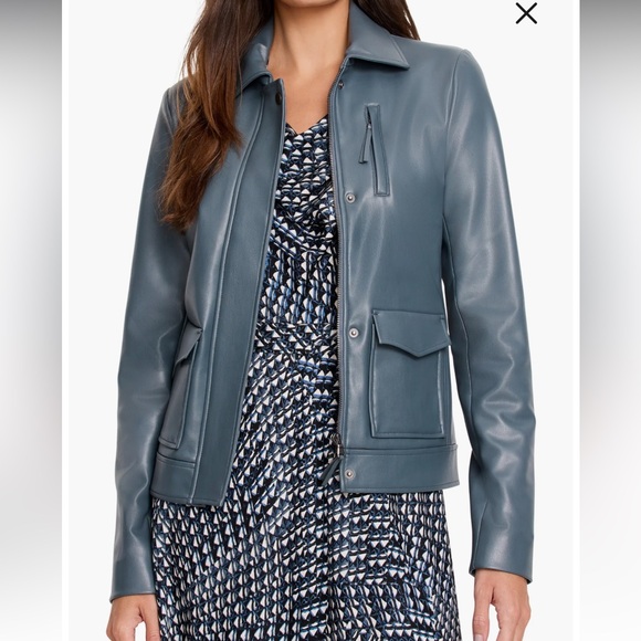 NIC+ZOE Downtown Faux Leather Jacket